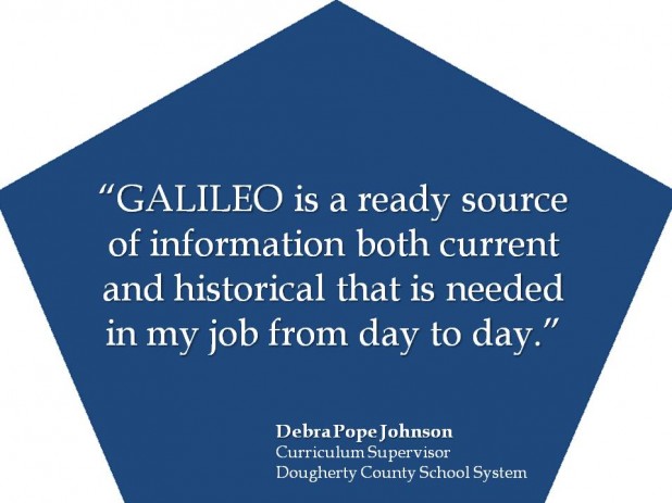 GALILEO: Ready Source of Current and Historical Information