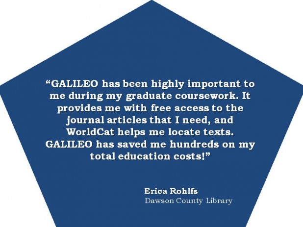 GALILEO Saved Me Hundreds in Educational Costs!