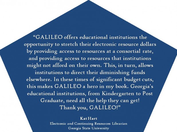 GALILEO Helps Institutions Stretch Their Electronic Resource Dollars