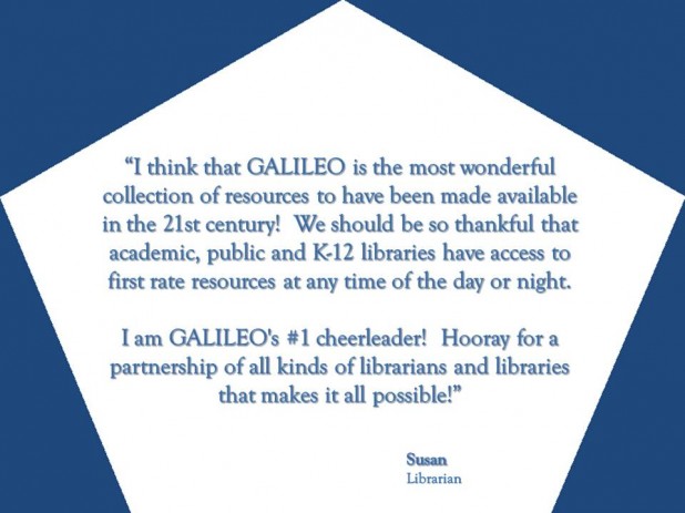 GALILEO: Hooray for a Partnership of All Kinds of Libraries