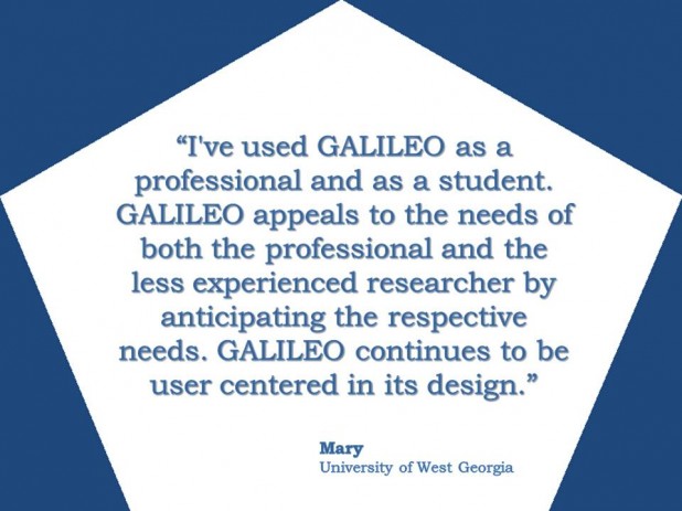 GALILEO: User Centered in Its Design