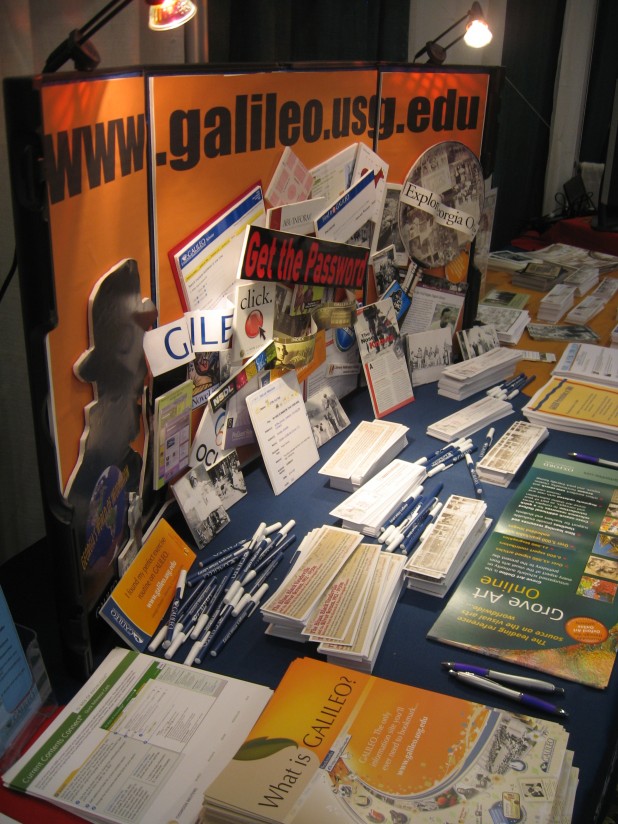 GALILEO Display at the Booth at COMO 2008