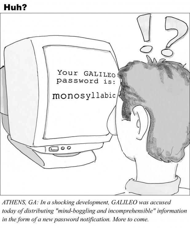 GALILEO Password Cartoon