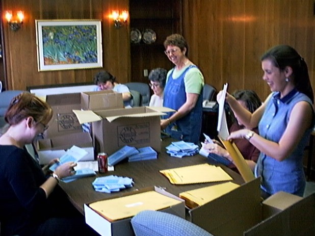 Staff Assembly Line for GALILEO Mailing