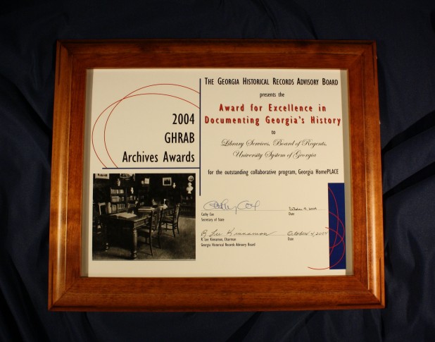 GHRAB Award Certificate
