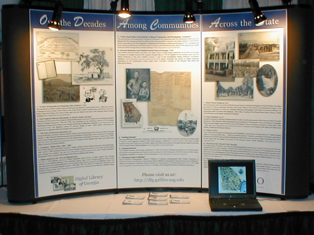 Display for the Digital Library of Georgia