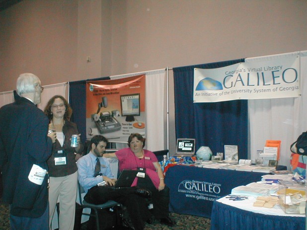 GALILEO Staff at the Booth