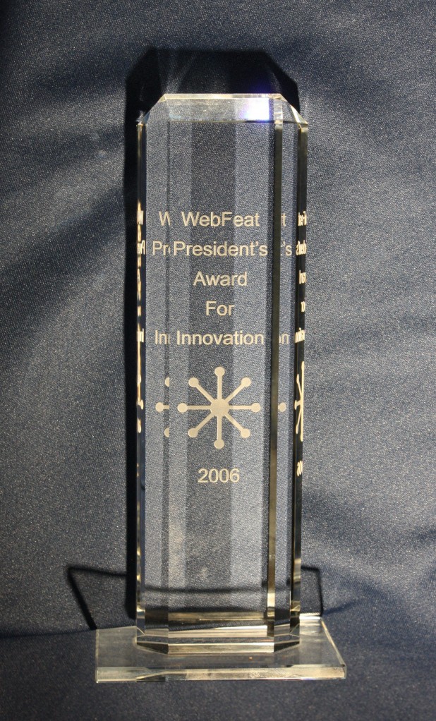2006 WebFeat President’s Awards for Innovation