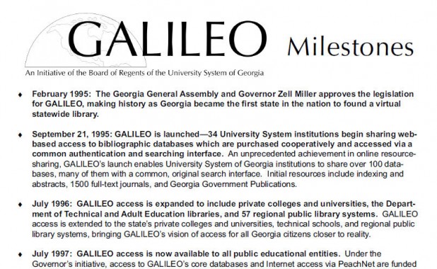 GALILEO Milestones 2000