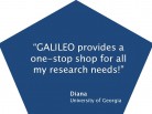 GALILEO: One-Stop Shop for Research