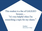 GALILEO: Helpful When Researching for Classes