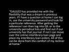 GALILEO Provides Flexibility of Access
