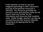 GALILEO is a Great Resource