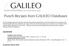 Punch Recipes from GALILEO Databases